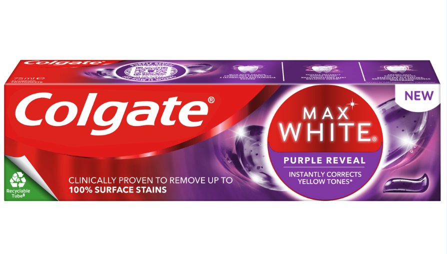 COLGATE MAX WHITE PURPLE REVEAL Паста за зъби, 75 мл