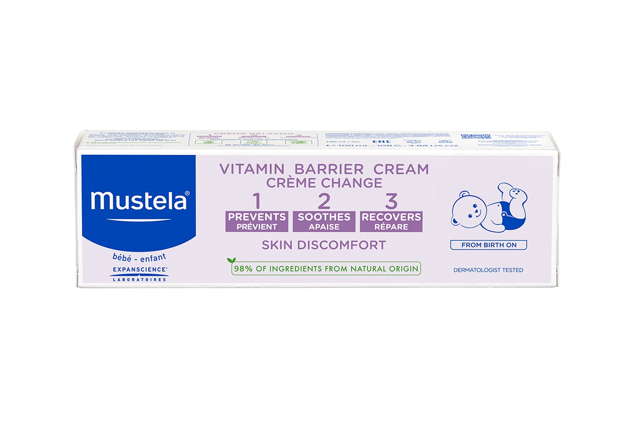 MUSTELA Бебешки защитен крем с витамини, 100 мл.