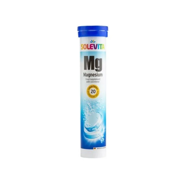 SOLEVITA Ефервесцентни таблетки магнезий, 20 бр.