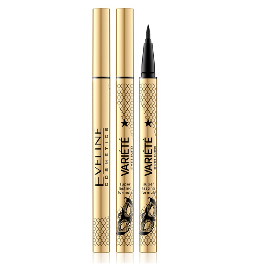 EVELINE VARIETE Очна линия водоустойчива ,ultra black