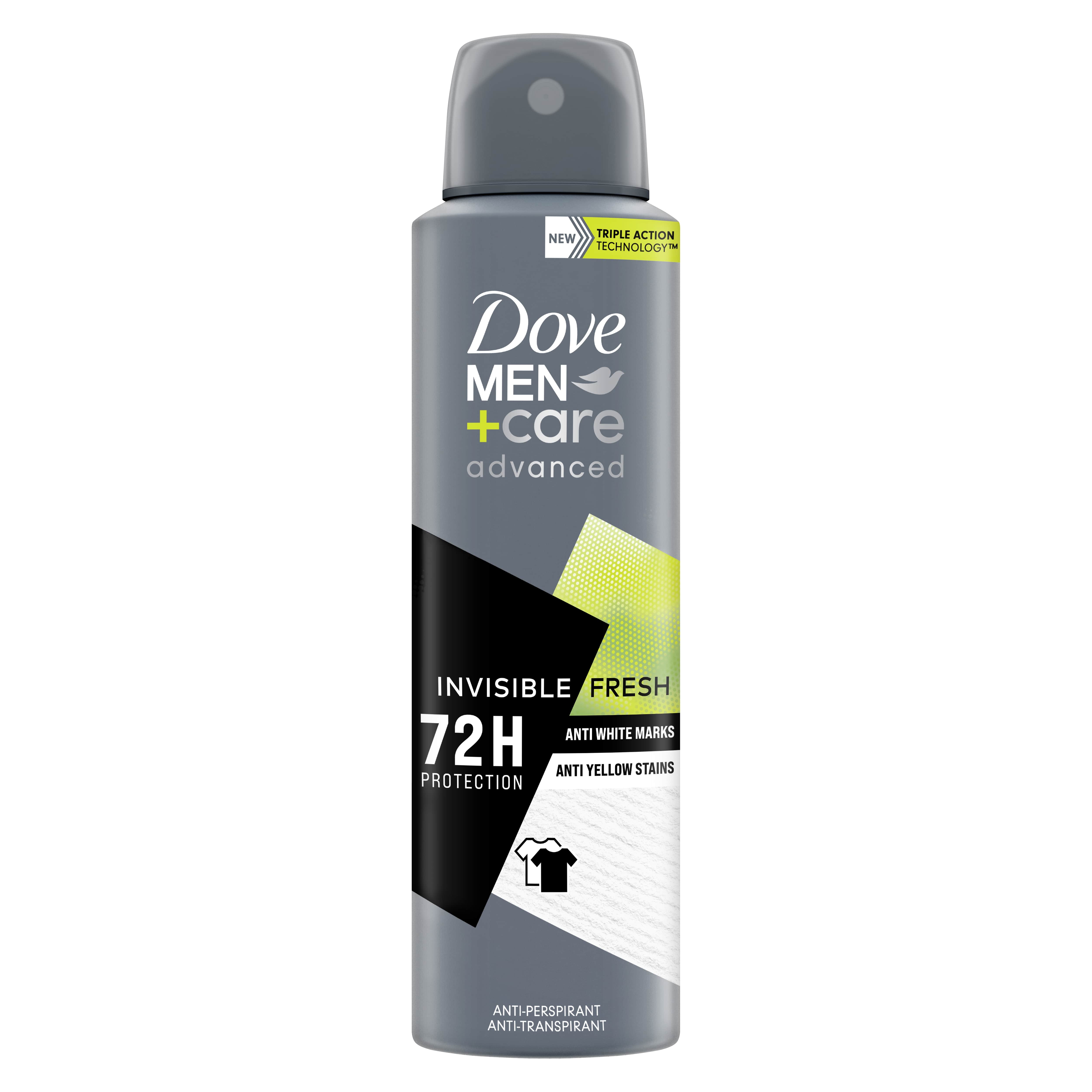 DOVE ADVANCE INVISIBLE FRESH Мъжки део спрей, 150 мл