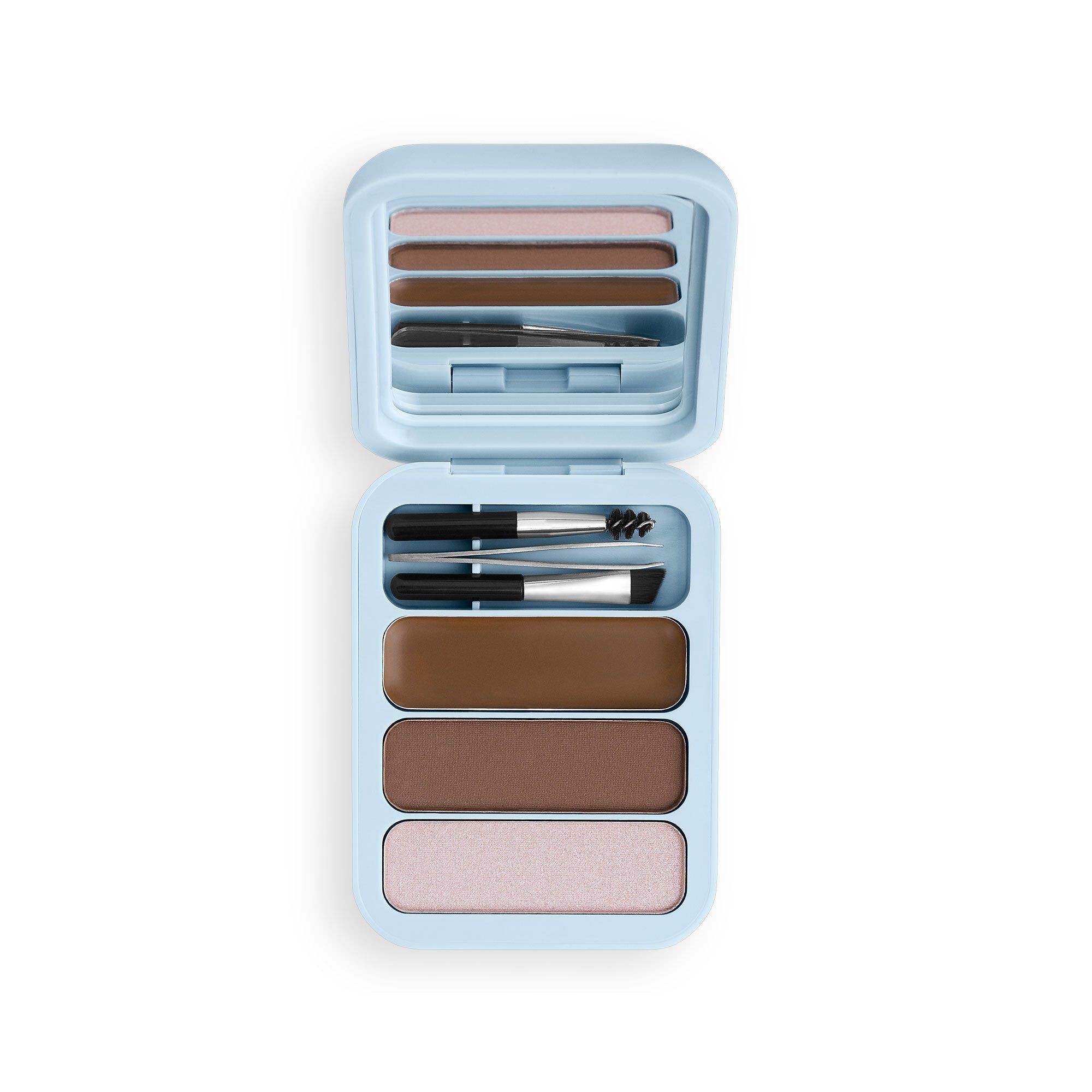 REVOLUTION OBSESSION Комплект за вежди Light to medium brown