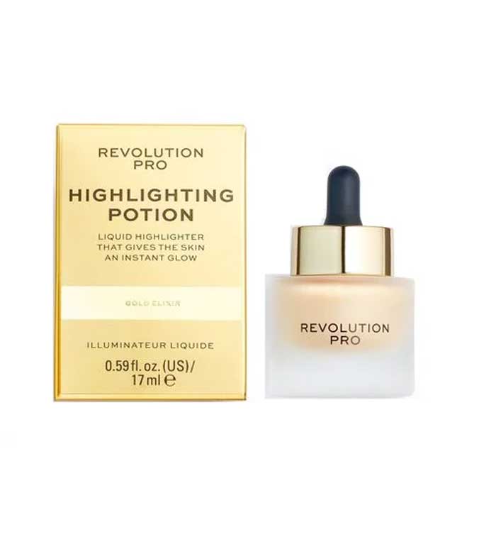 REVOLUTION PRO Хайлайтър капки Potion Gold Elixir