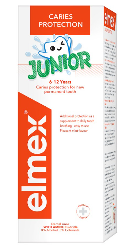 ELMEX JUNIOR Детска вода за уста 400мл 6-12г