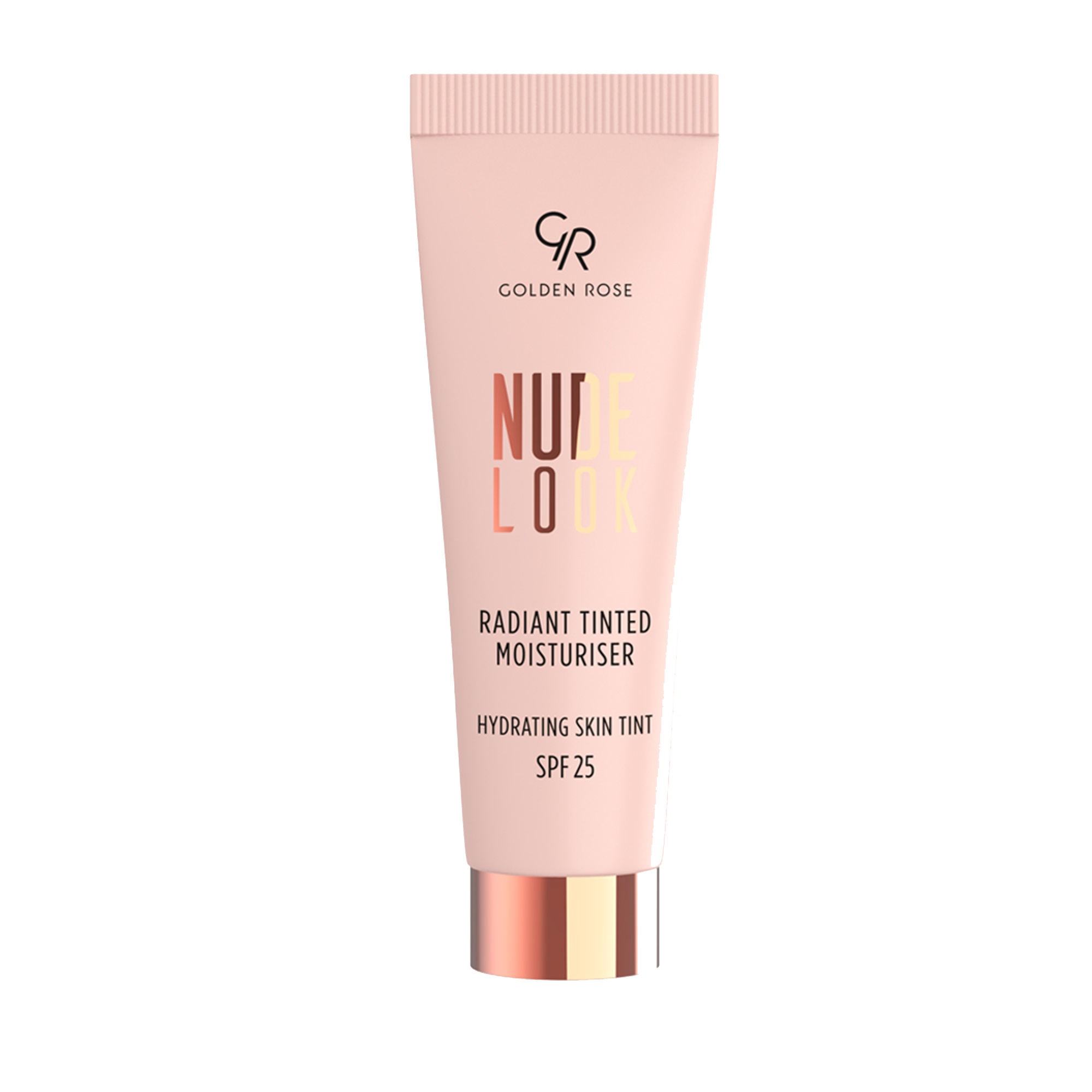 GOLDEN ROSE NUDE LOOK Тониращ овлажняващ крем SPF 25, 01