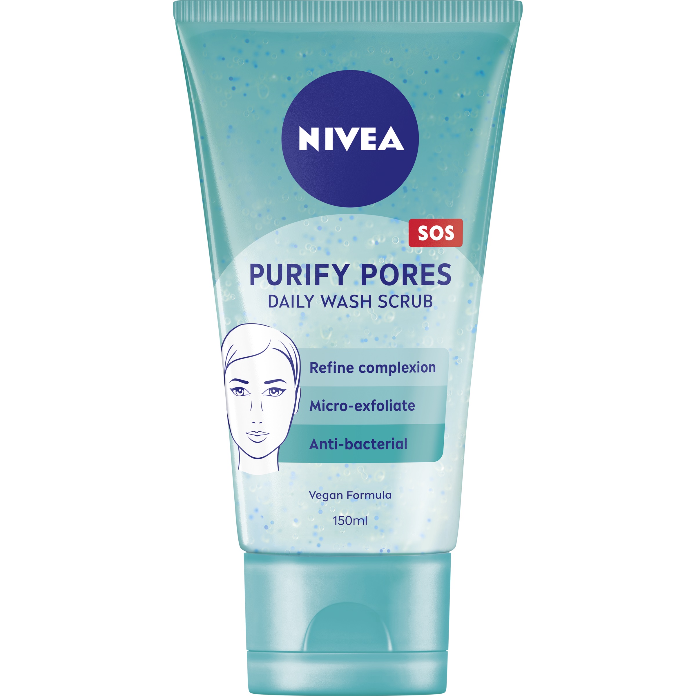 NIVEA Purify Pores Дълбоко почистващ гел,150 мл