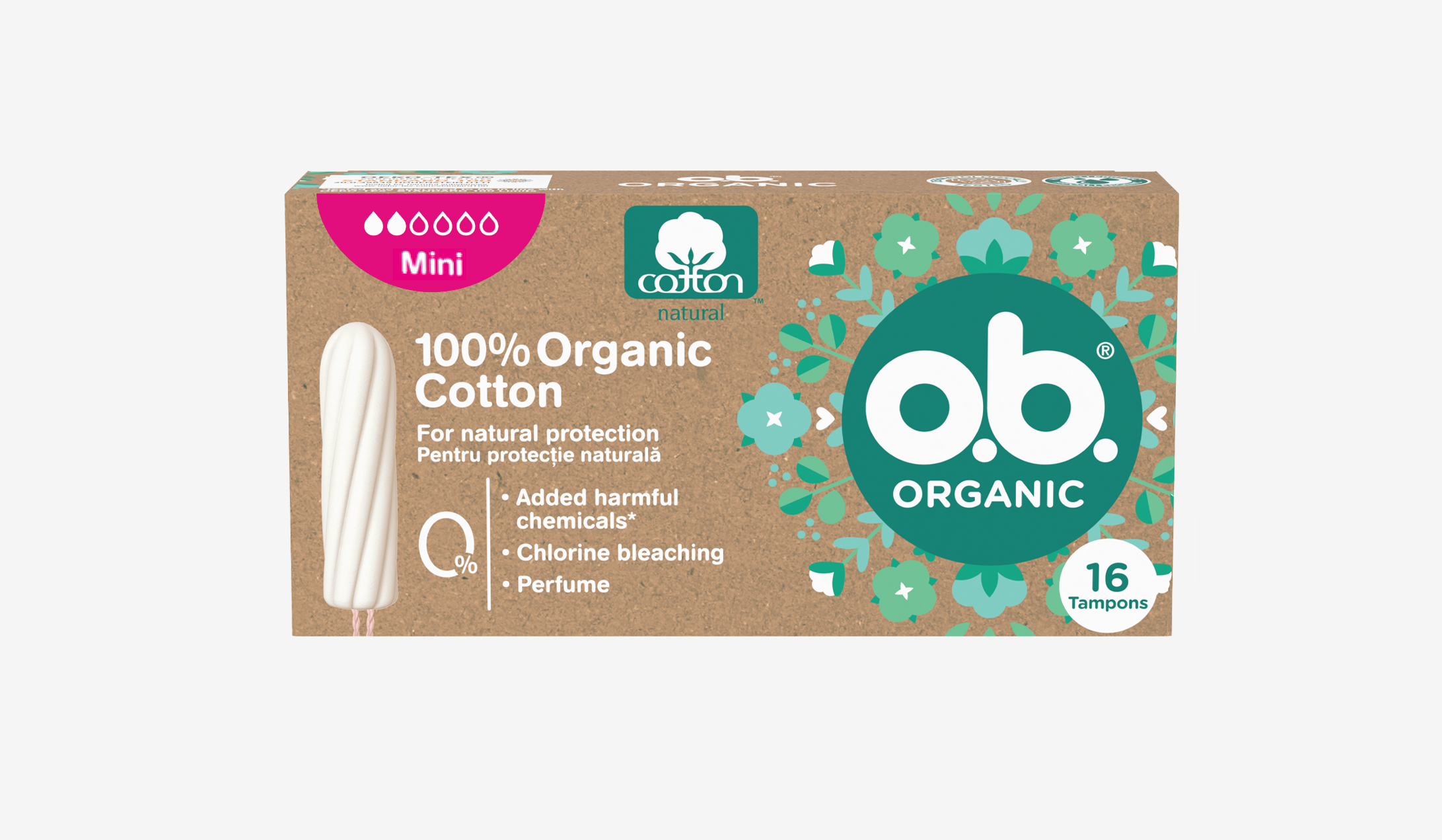 О.B. ORGANIC Тампони мини, 16 бр.