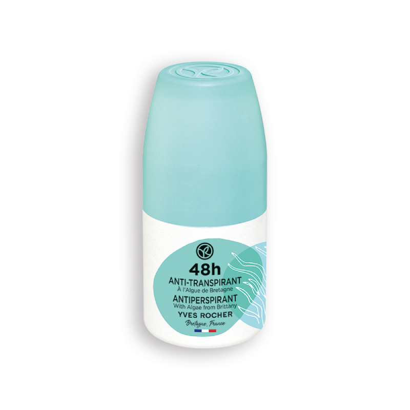 YVES ROCHER Антиперспирант рол он аква 48ч ,50 мл.
