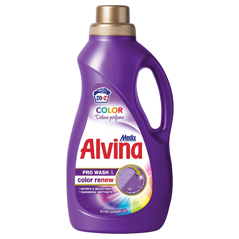 MEDIX ALVINA COLOR DELUXE PERFUME - За цветни тъкани с парфюмен аромат, 22 пр.