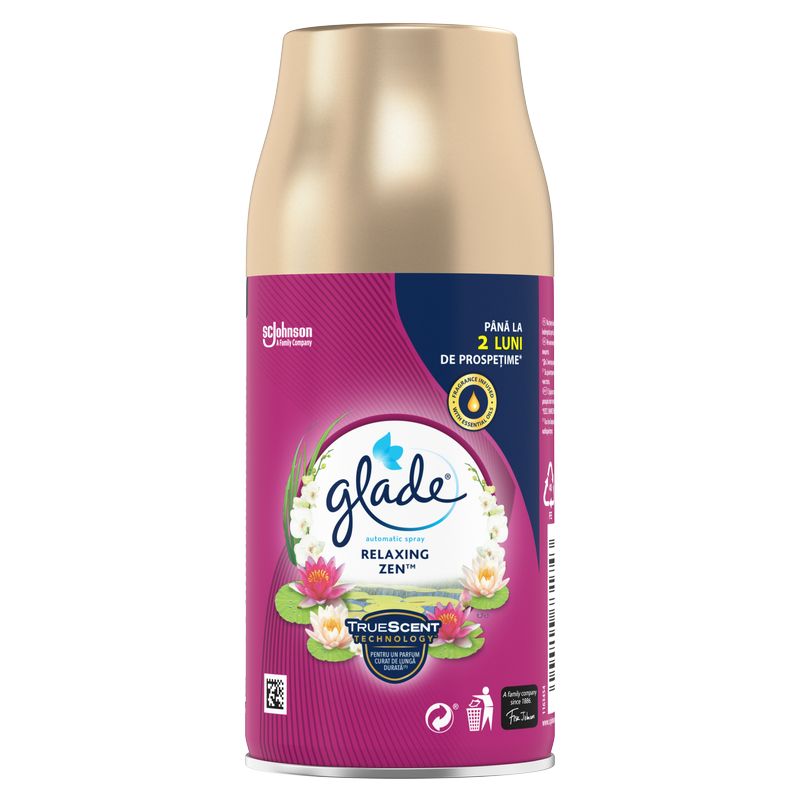 GLADE RELAXING ZEN Пълнител за автоматичен ароматизатор, 269 мл