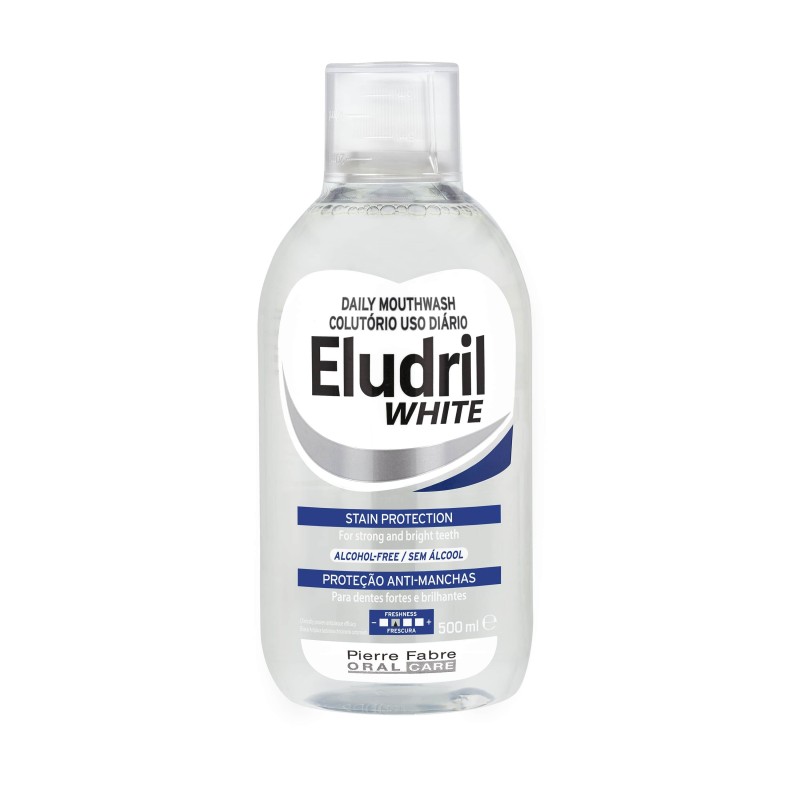 ELUDRIL WHITE Ежедневна вода за уста, 500 мл