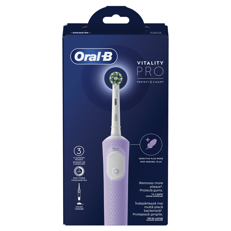 ORAL B VITALITY PRO Електрическа четка лилава, 1 бр