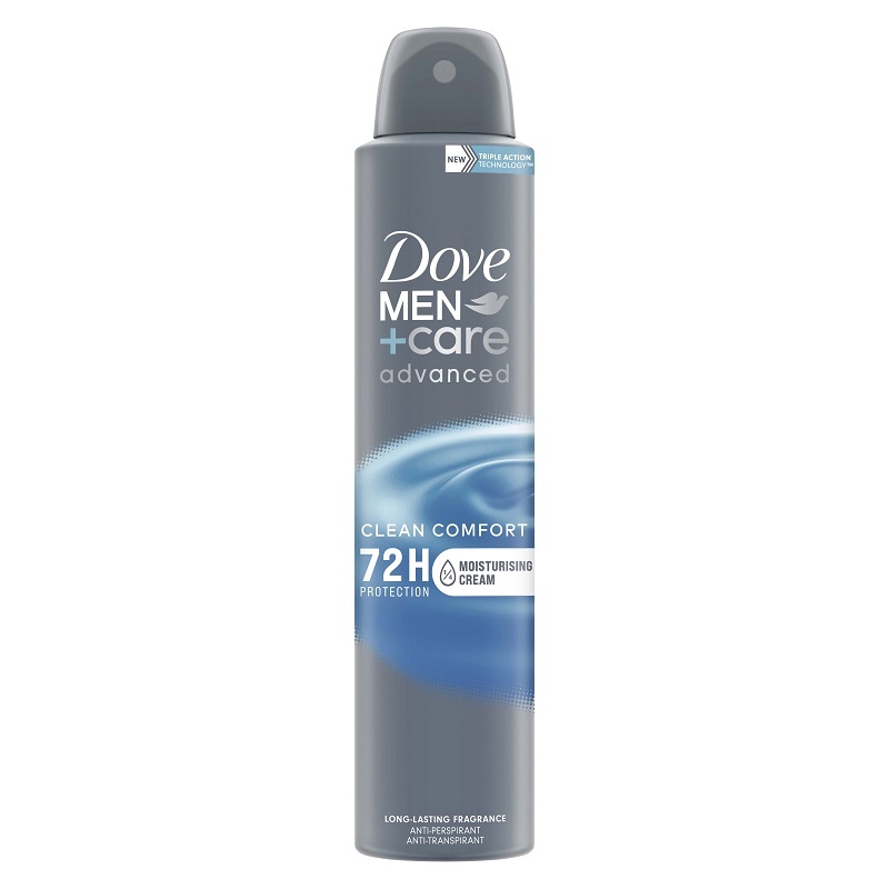 DOVE ADVANCE CLEAN COMFORT Мъжки део спрей , 200 мл.