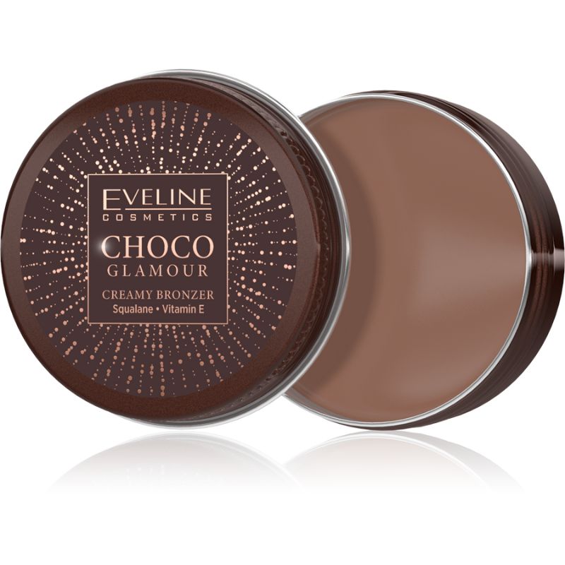 EVELINE CHOCO GLAMOUR Крем бронзант за контуриране на лицето N02, 20 гр
