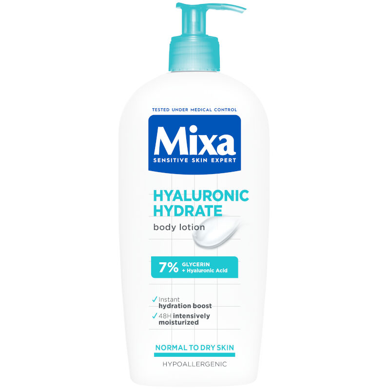 MIXA HYALURONIC HYDRATЕ Лосион за тяло хидратиращ , 400мл