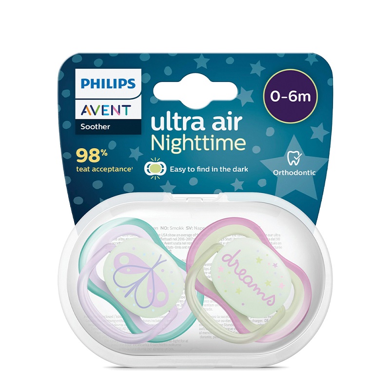 AVENT ULTRA AIR NIGHT Залъгалки, Мечти, 0- 6м., 2 бр