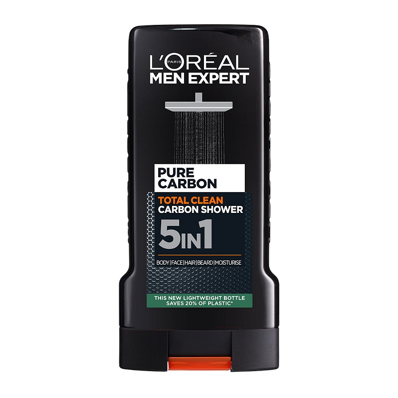 L'OREAL PARIS MEN EXPERT TOTAL CLEAN 5 IN 1 Душ гел, 300 мл.