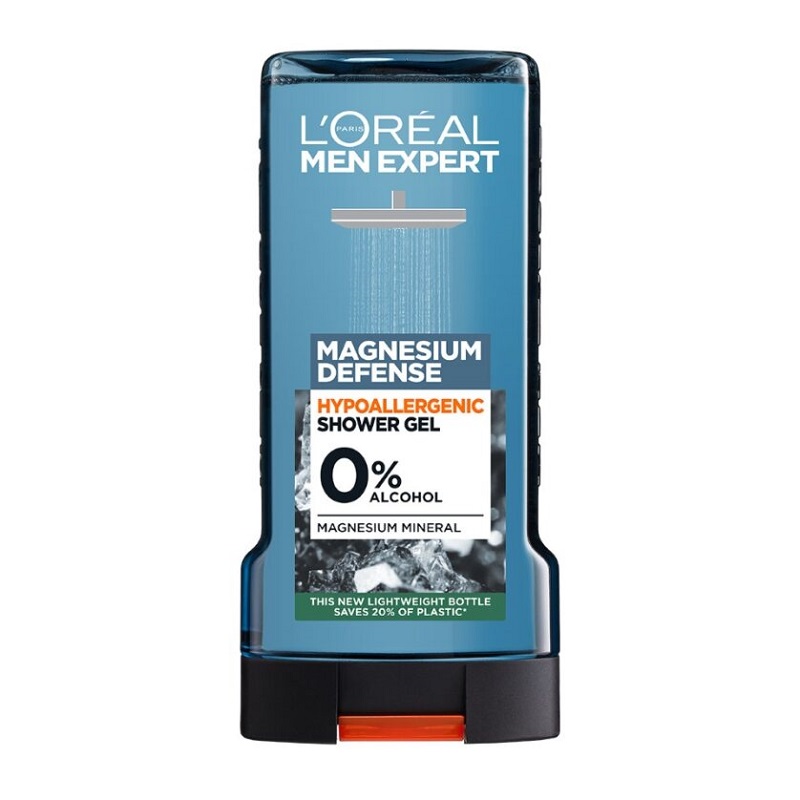L'OREAL PARIS MEN EXPERT MAGNESIUM DEFENSE Душ гел, 300мл