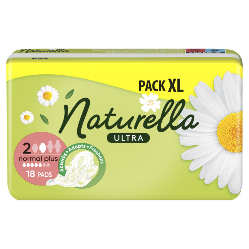 NATURELLA ULTRA NORMAL PLUS Дамски превръзки, 18 бр.