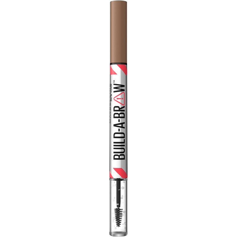 MAYBELLINE NEW YORK BUILD-A-BROW Молив за вежди и фиксиращ гел 2 в 1 255 soft brown