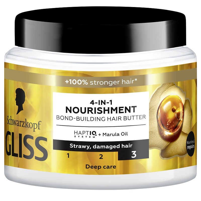 GLISS NOURISHMENT Маска за коса 4 в 1, 400мл