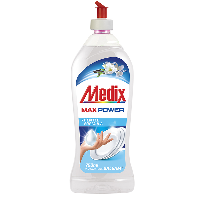 MEDIX MAX POWER BALSAM FREESIA  Балсам за съдове , 750мл.  