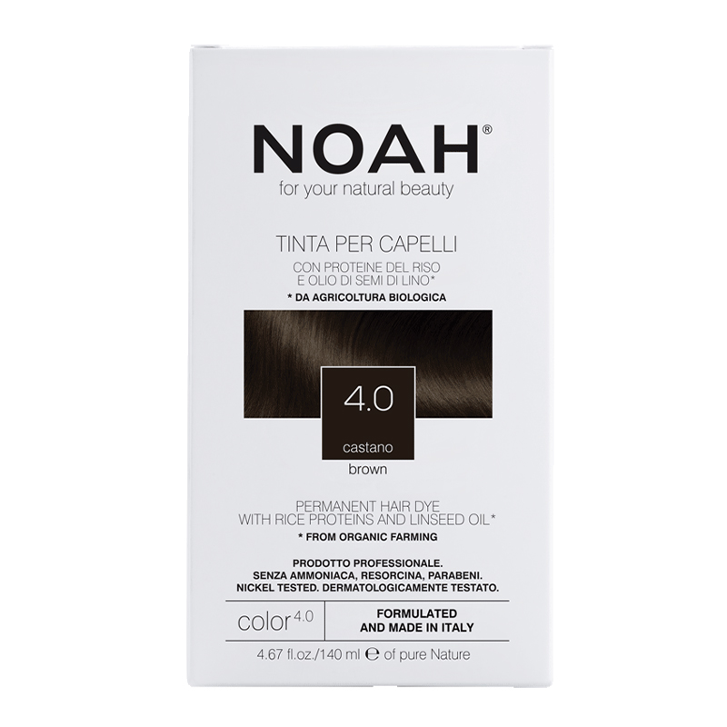 NOAH Безамонячна трайна боя за коса 4.0 Brown , 140мл