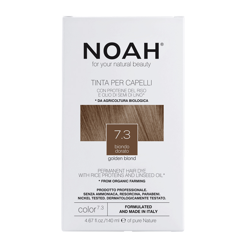 NOAH Безамонячна трайна боя за коса 7.3 Golden blond, 140 мл