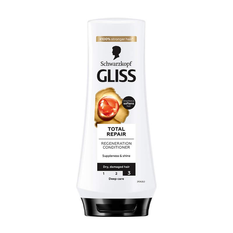 GLISS TOTAL REPAIR Балсам за изтощена коса, 200 мл.