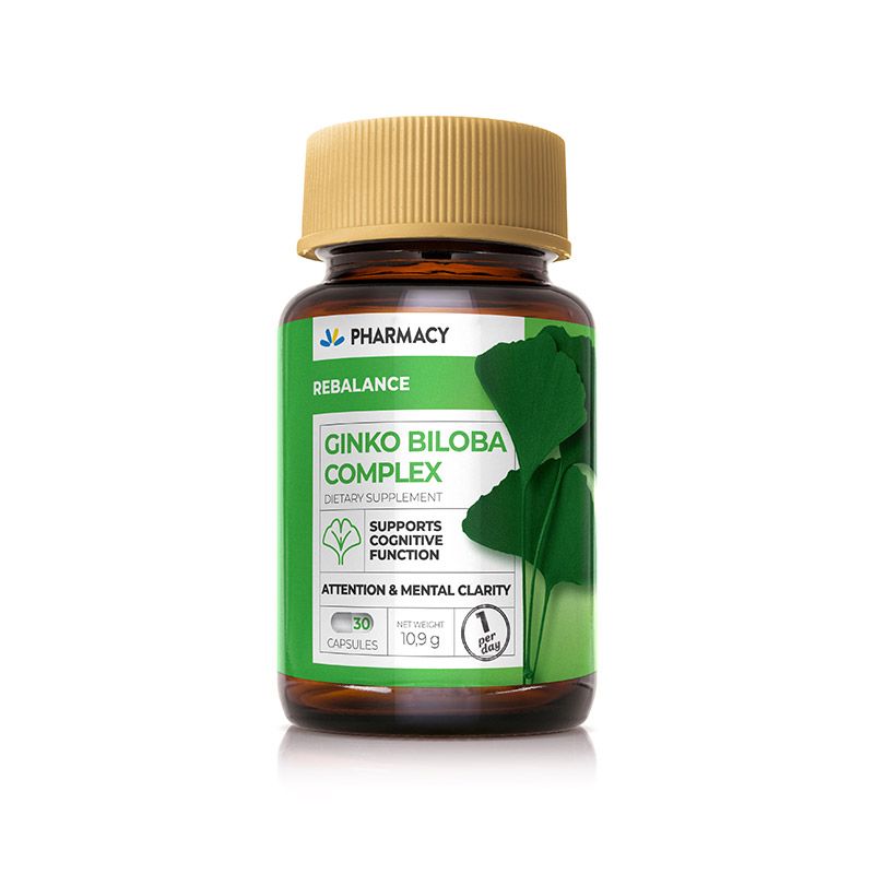 PHARMACY GINKO BILOBA COMPLEX, 30 капсули