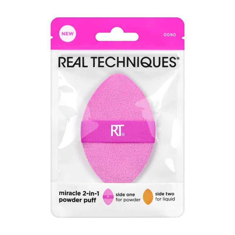 REAL TECHNIQUES MIRACLE Двустранен многофункционален пуф за лице