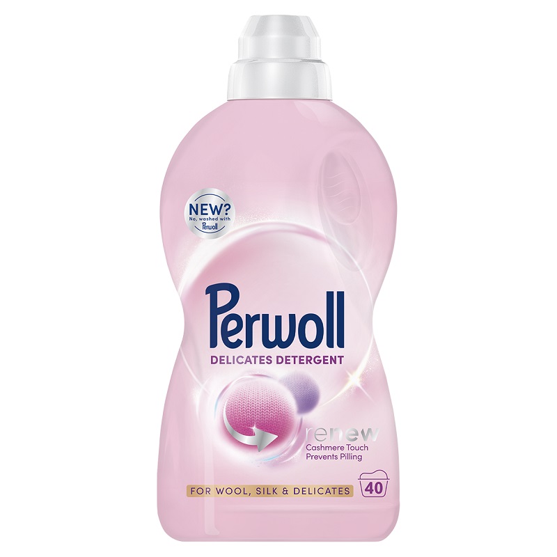 PERWOLL RENEW WOOL Течен перилен препарат за вълна и деликатни тъкани, 40 пранета