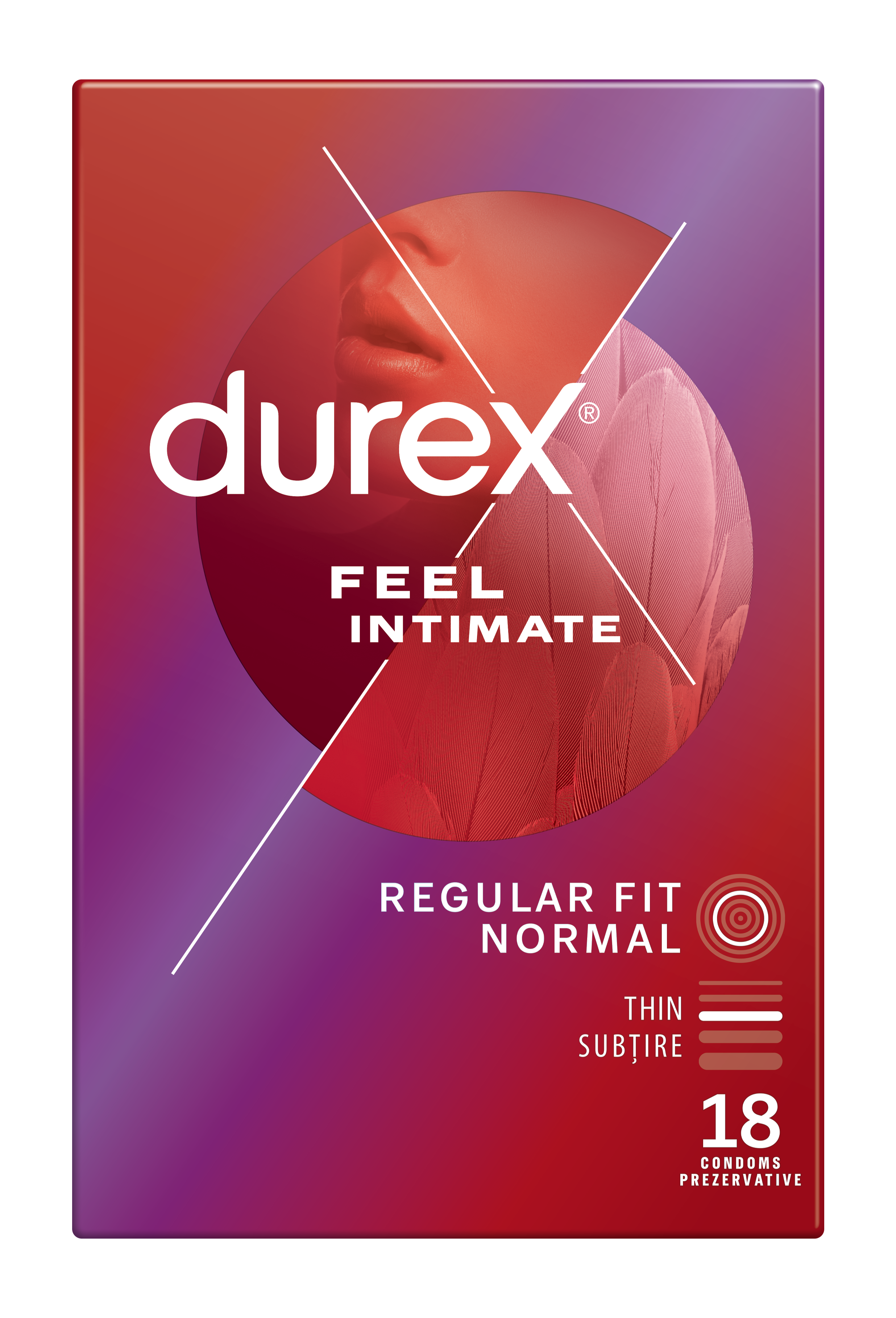 DUREX FEEL INTIMATE Презервативи, 18 бр.