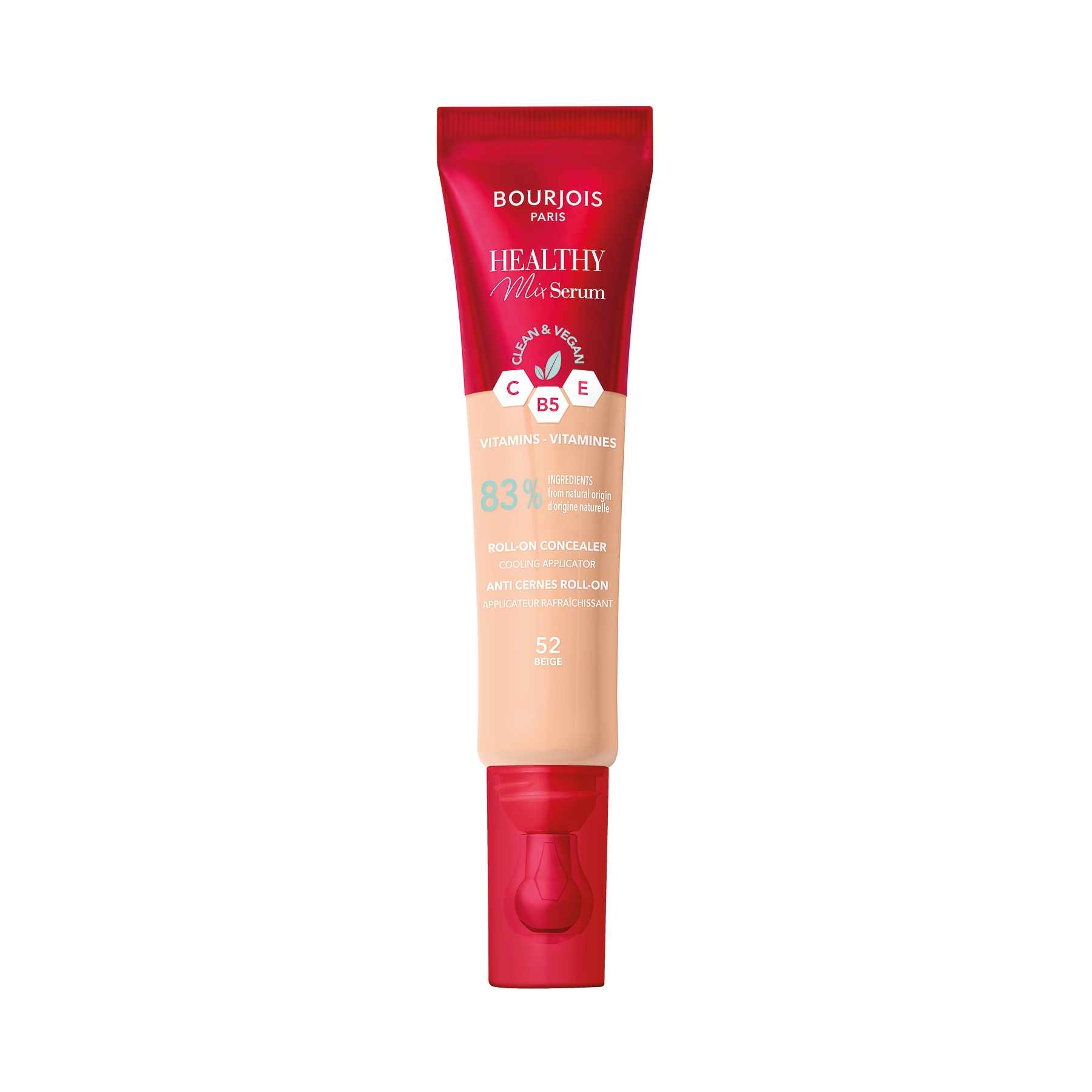 BOURJOIS HEALTHY MIX Коректор и околоочен крем 2 в 1, 52 Beige