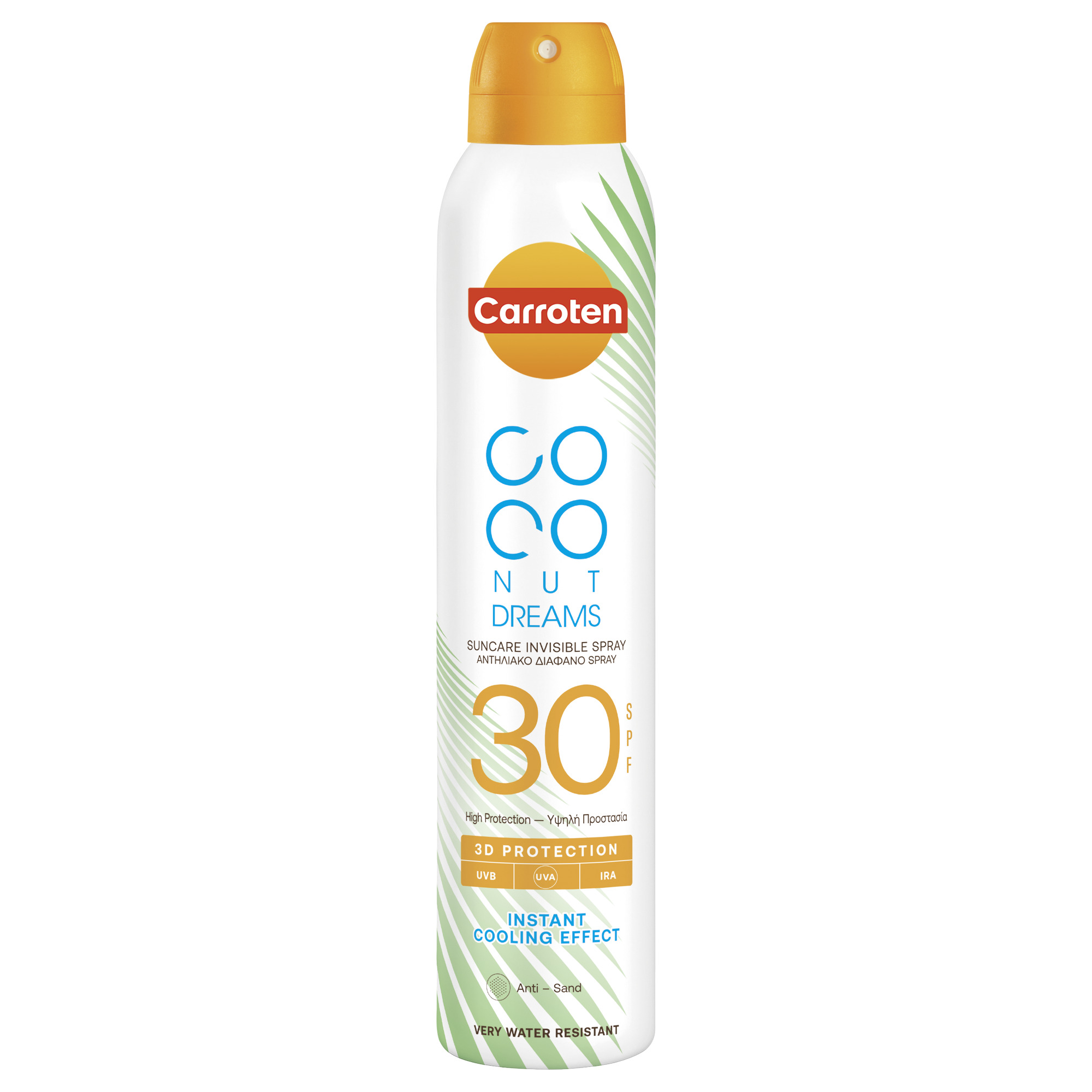 CARROTEN COCONUT DREAMS Слънцезащитен спрей SPF30, 200 мл