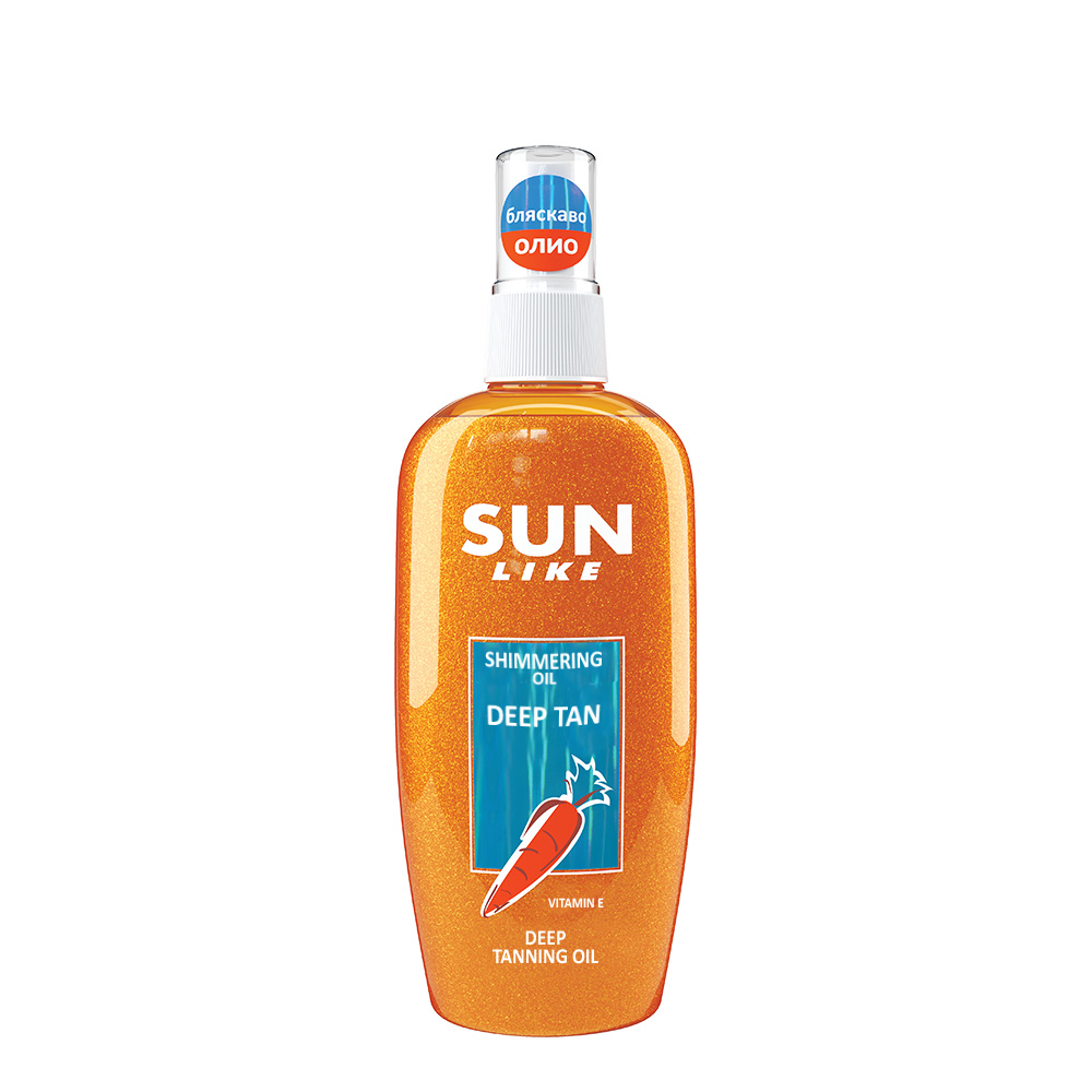 SUN LIKE Масло за тяло с блестящи частици, 150 мл