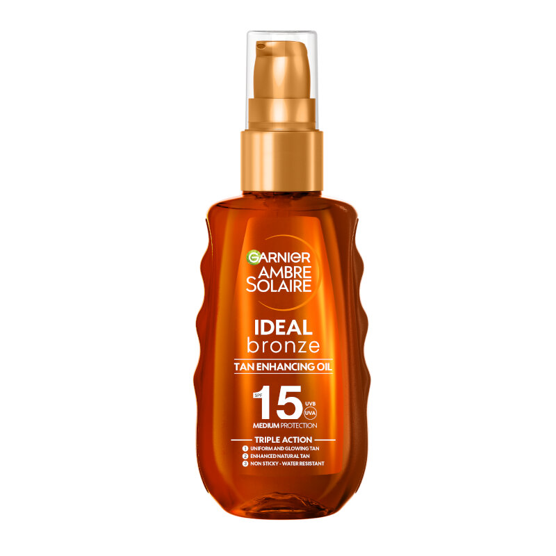 GARNIER AMBRE SOLAIRE Слънцезащитно олио SPF 15, 150 мл