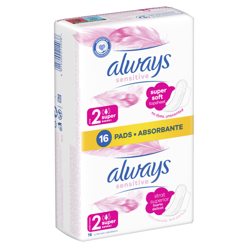 ALWAYS SENSITIVE ULTRA SUPER DUO PACK Дамски превръзки, 16 бр.