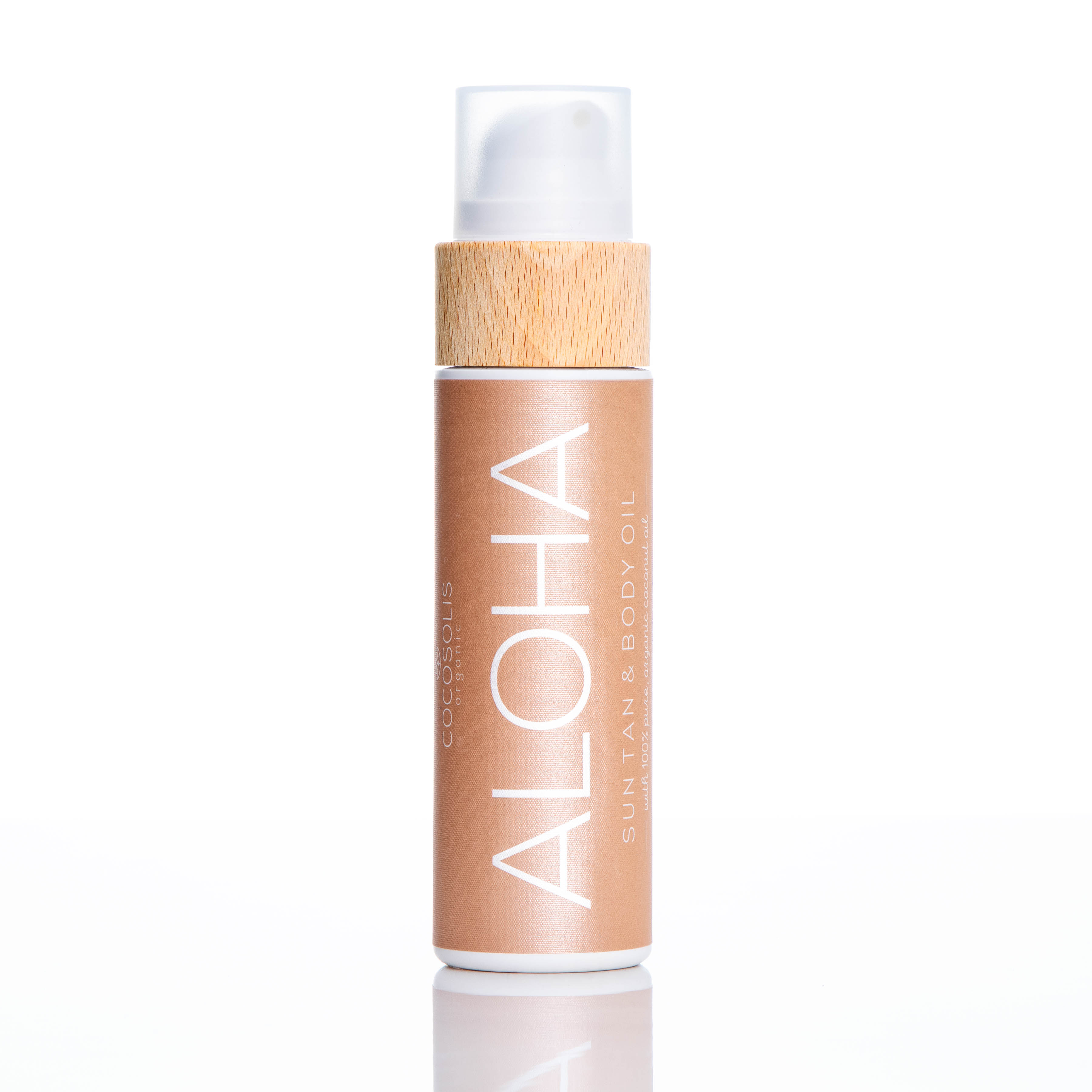 COCOSOLIS ALOHA Suntan & Body Натурално масло за бърз тен, 110 мл