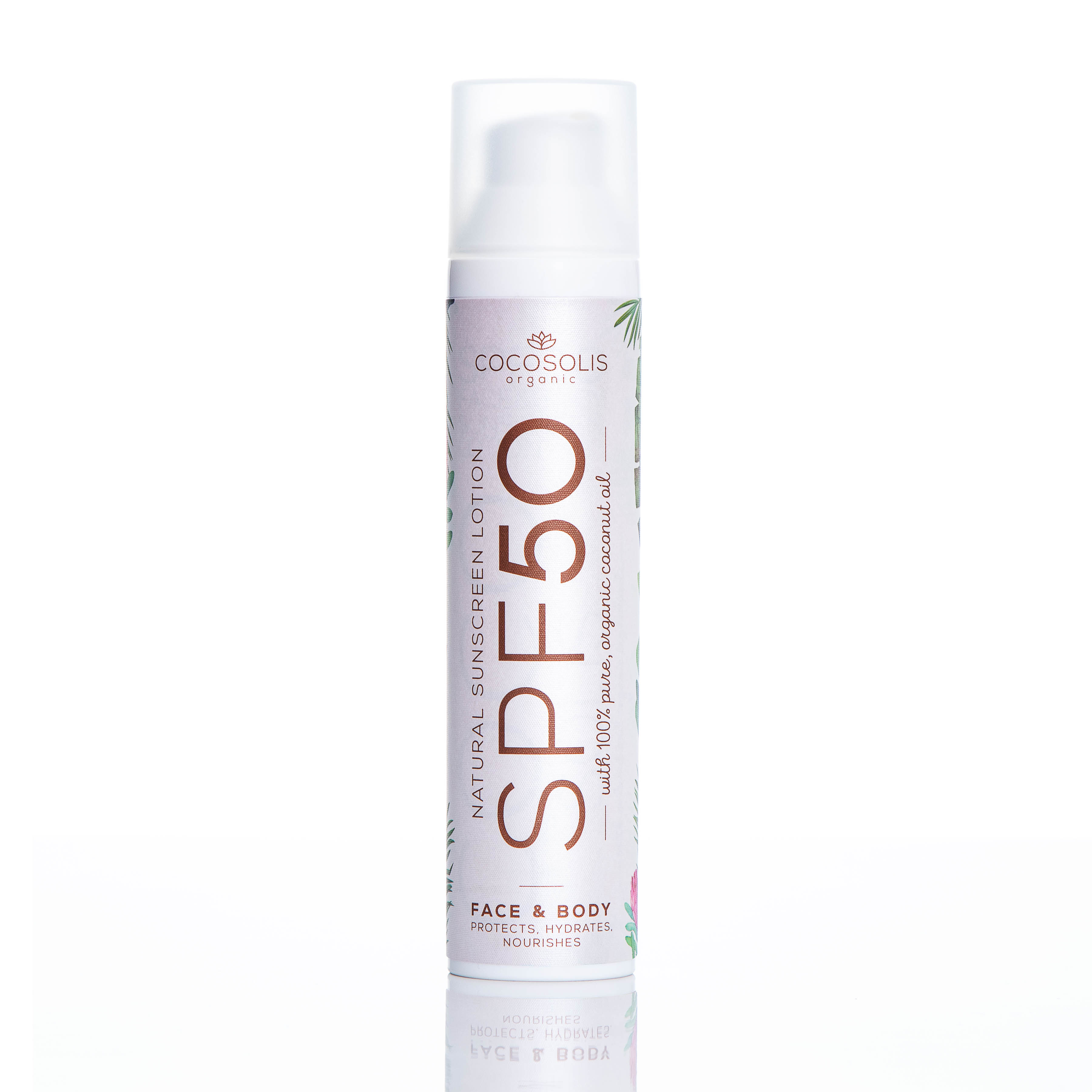 COCOSOLIS Натурален слънцезащитен лосион SPF 50, 110 мл