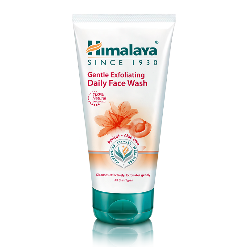HIMALAYA Измиващ ексфолиант за лице с кайсия и алое вера, 150мл