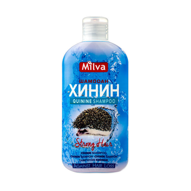 MILVA Шампоан за коса с хинин за стимулиране на растежа, 200 мл.