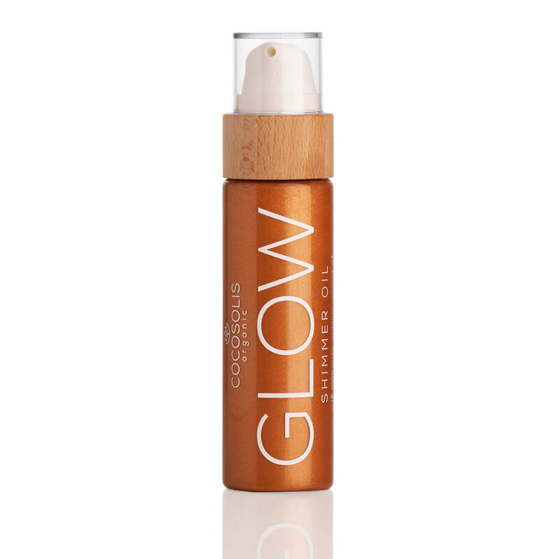 COCOSOLIS GLOW Сухо масло за тяло с блестящи частици озаряващо и хидратиращо, 110 мл.