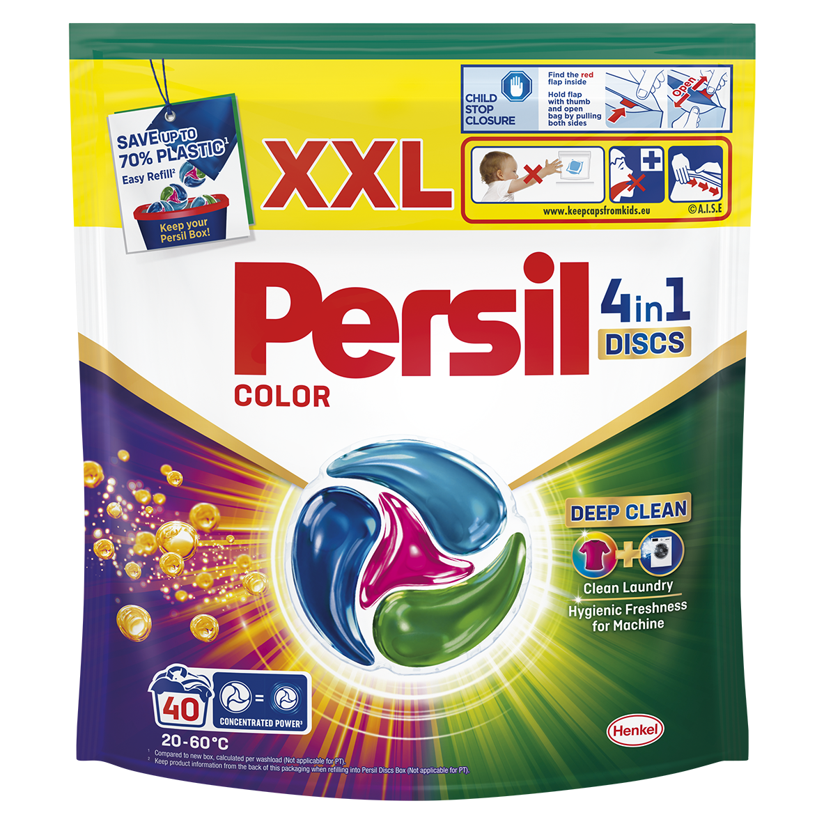 PERSIL Color дискове за пране, 40 пранета