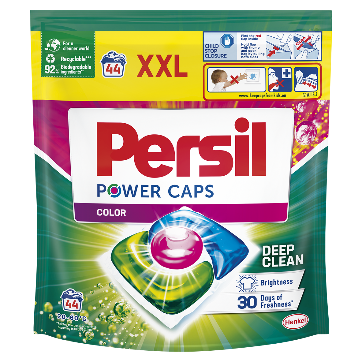 PERSIL Power Caps Color капсули за пране, 44 пранета