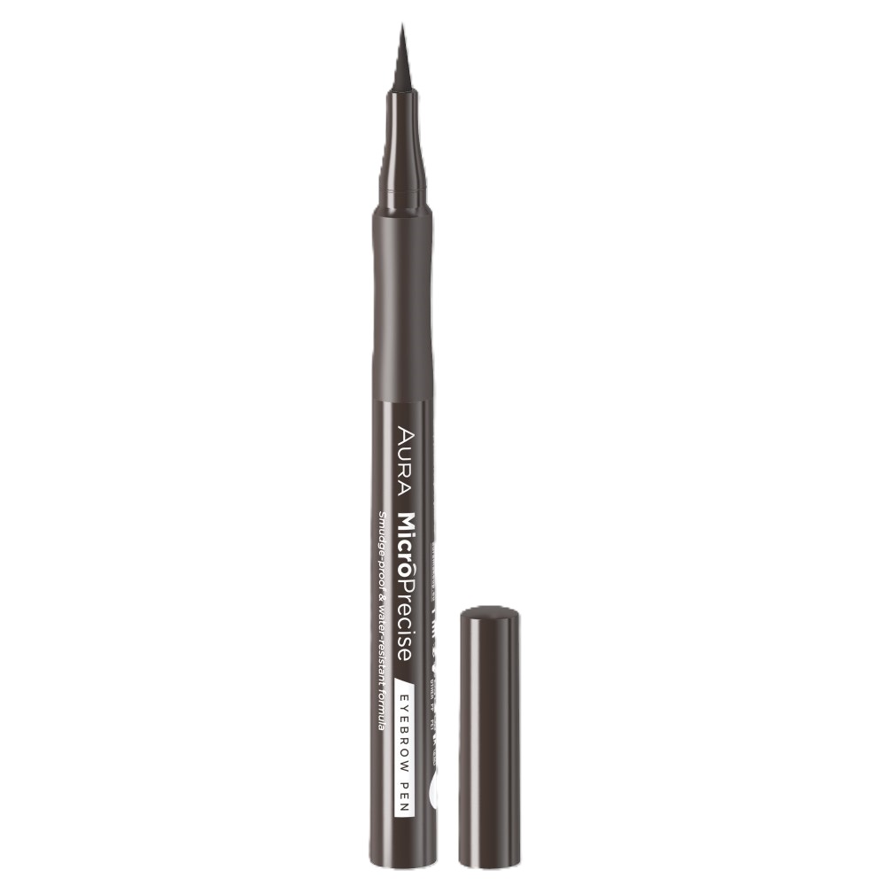 AURA MICRO PRECISE Флумастер за вежди, 03 Ebony