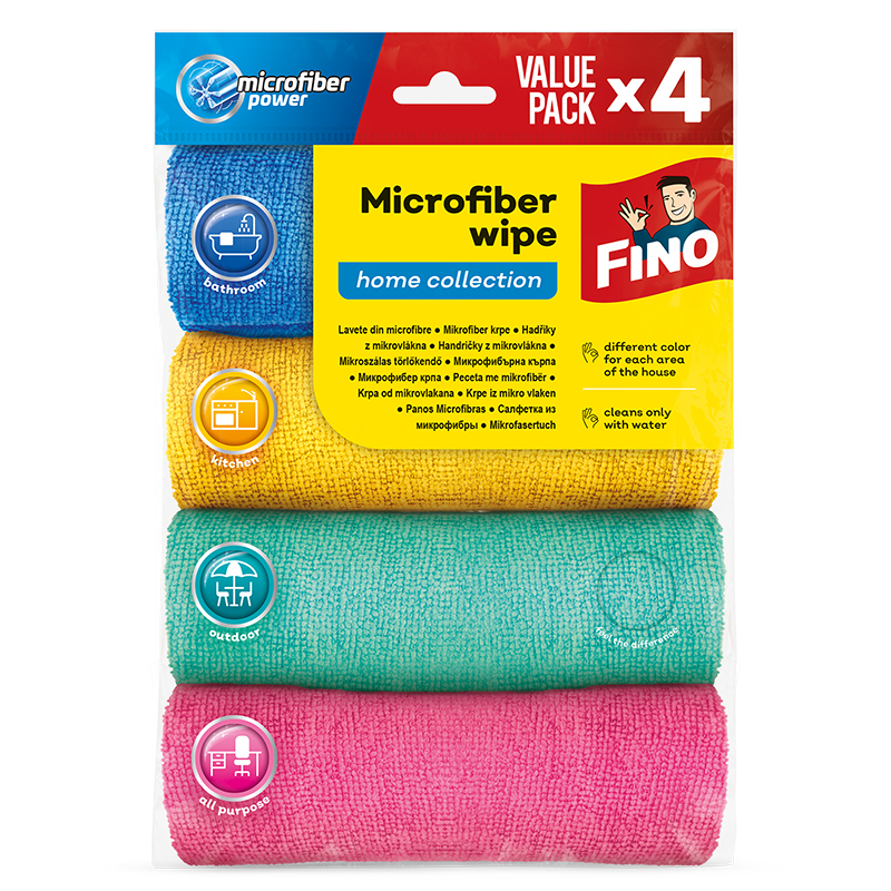 FINO HOME COLLECTION Микрофибърни кърпи, 4 бр.