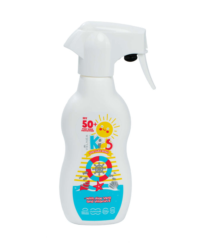 VELNEA KIDS SUN Спрей за тяло с алое вера SPF50+, 250мл