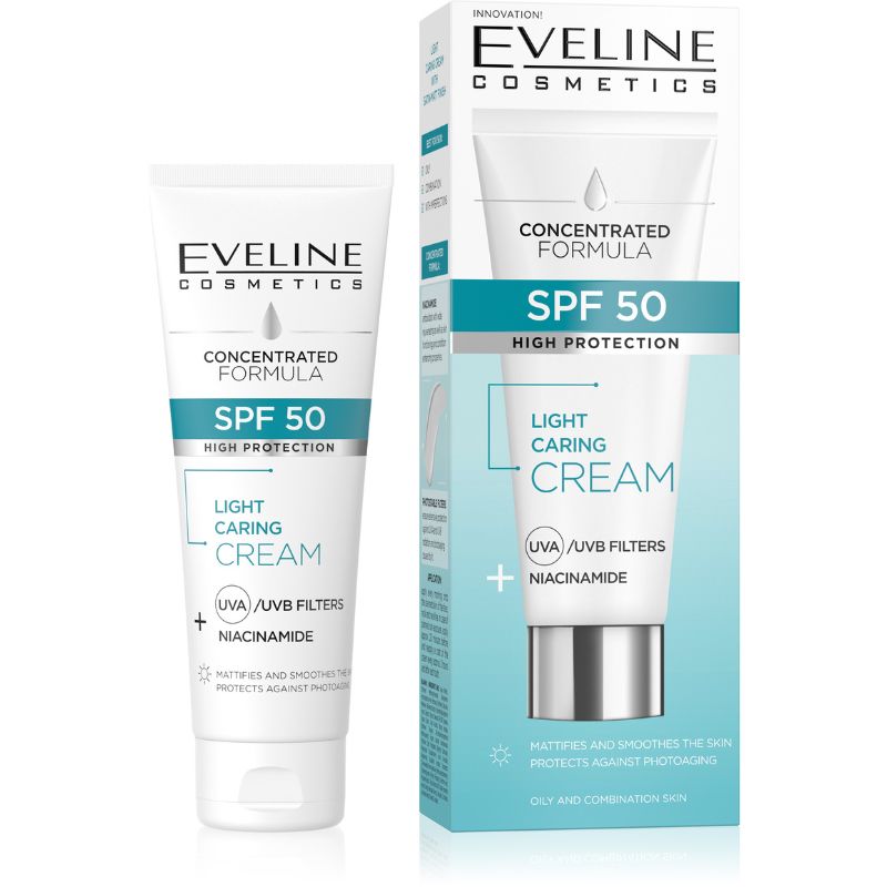 EVELINE Хидратиращ крем за лице с ниацинамид SPF 50 , 30 мл