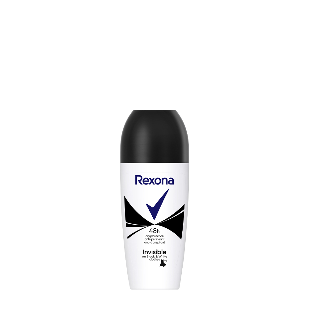 REXONA INVISIBLE BLACK&WHITE Рол он дамски, 50мл